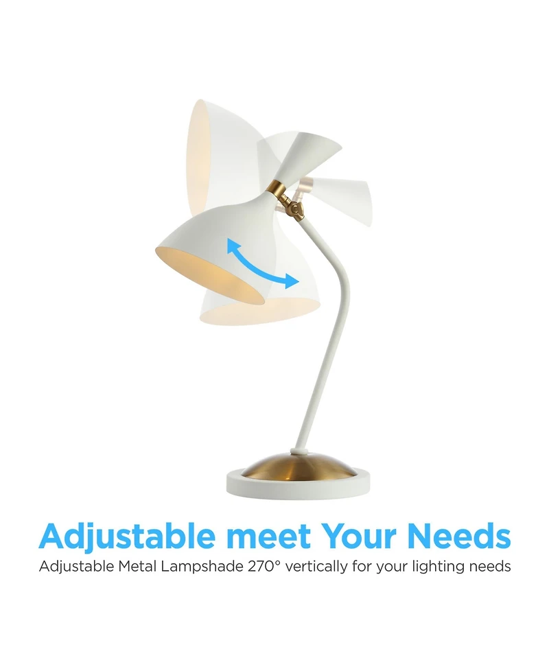 Albert Iron Retro Mid-Century Led Table Lamp