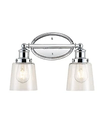 Beverly 2-Light Glass Classic Cottage Led Vanity Light