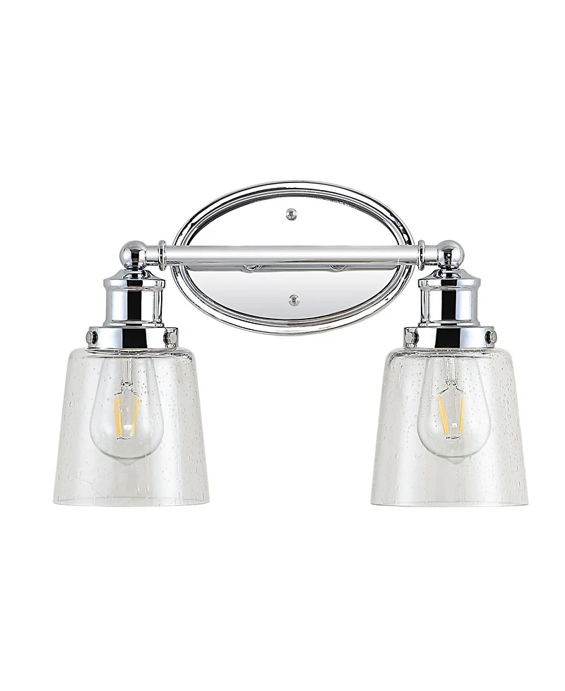 Beverly 2-Light Glass Classic Cottage Led Vanity Light