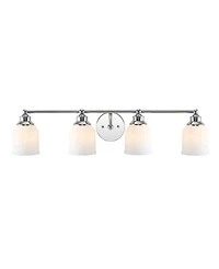 Lydia 4-Light Glass Farmhouse Cottage Led Vanity Light
