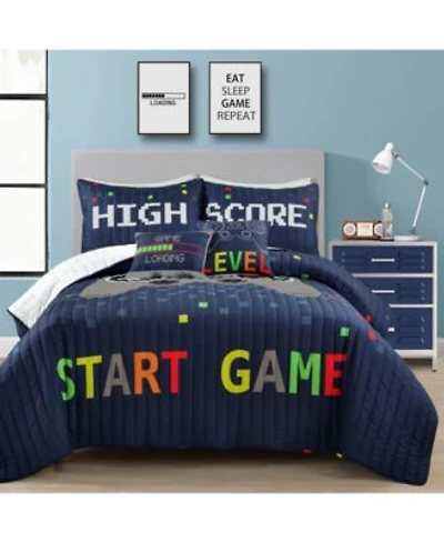 Lush Decor Kids Video Games 4 Pc. Quilt Sets