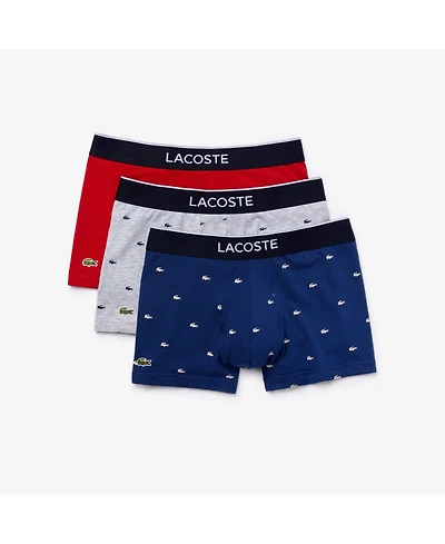 Lactose Men's 3-Pack Lifestyle All Over Print Trunks