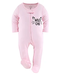 The Peanutshell Baby Girls Sleep n Play Footed Pajamas Sleepwear Set, 6-9 Months, Newborn, 3-Pack