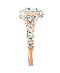 Diamond Pear-Cut Halo Bridal Set (2. ct. t.w.) 14K White, Yellow or Rose Gold
