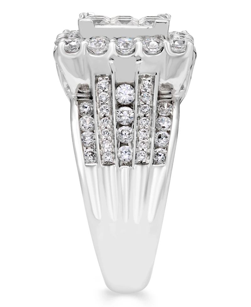 Diamond Multi Princess Engagement Ring (2 1/2 ct. t.w.) in 14k White Gold