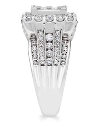 Diamond Multi Princess Engagement Ring (2 1/2 ct. t.w.) in 14k White Gold