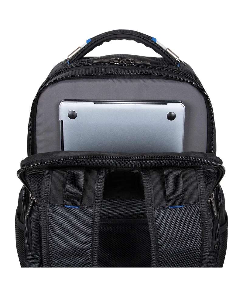 Triple Compartment 17" Laptop Tablet Rfid Backpack