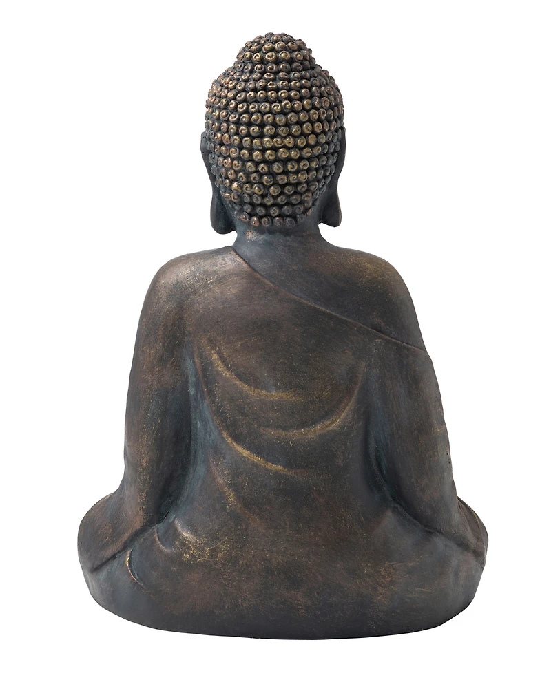 Glitzhome Meditating Buddha Statue