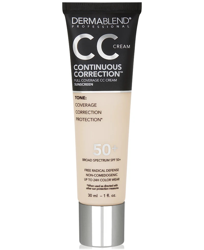 Dermablend Continuous Correction Cc Cream Spf 50+