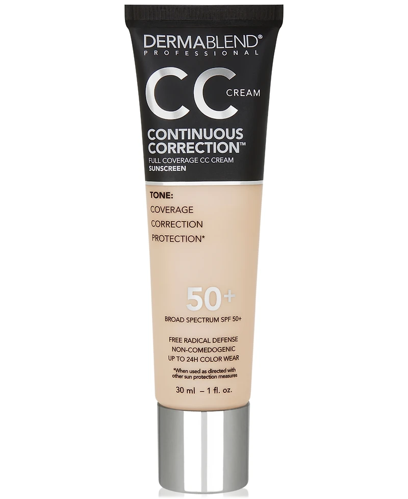 Dermablend Continuous Correction Cc Cream Spf 50+