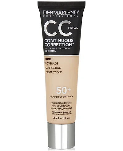 Dermablend Continuous Correction Cc Cream Spf 50+
