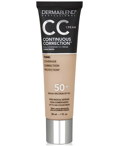 Dermablend Continuous Correction Cc Cream Spf 50+