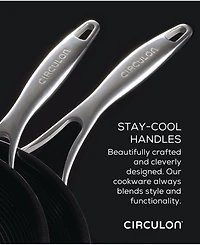 Circulon SteelShield C-Series Tri-Ply Clad Nonstick Cookware Plus Utensils