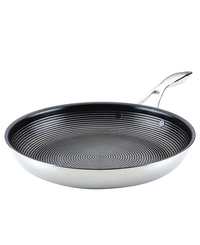 Circulon SteelShield C-Series Tri-Ply Clad Nonstick Frying Pan, 12.5-Inch, Silver
