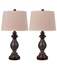 Fangio Lighting Table Lamps with Usb Port, Set of 2