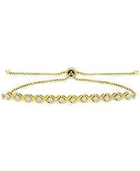 Giani Bernini Cubic Zirconia Xo Bolo Bracelet