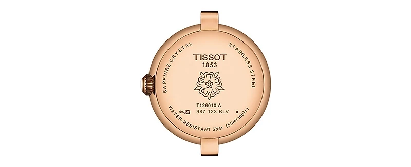 Tissot Women's Swiss Bellissima Brown Leather Strap Watch 26mm