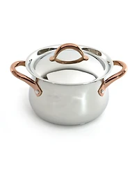 BergHOFF Ouro Gold 18/10 Stainless Steel 8" Stockpot with Ss Lid, 5qt.