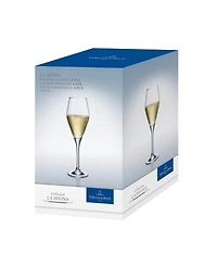 Villeroy & Boch La Divina Champagne Flute Glass, Set of 4