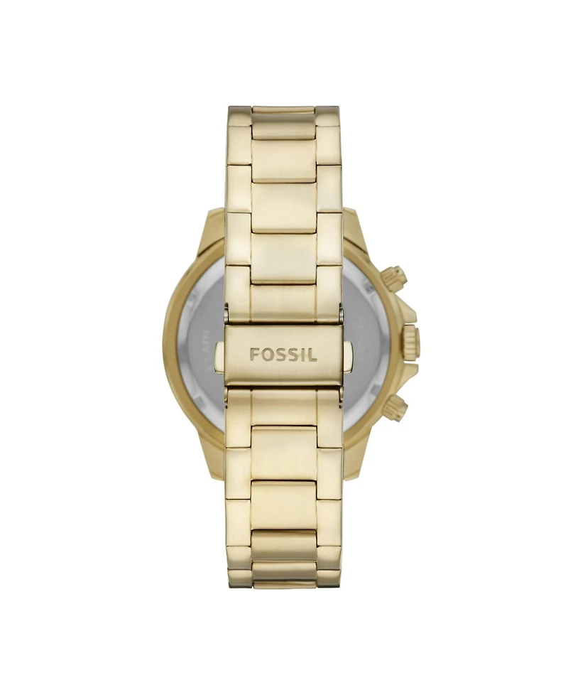 Fossil Men's Bannon Multifunction Gold-Tone Stainless Steel Bracelet Watch 45mm