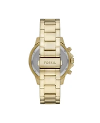 Fossil Men's Bannon Multifunction Gold-Tone Stainless Steel Bracelet Watch 45mm