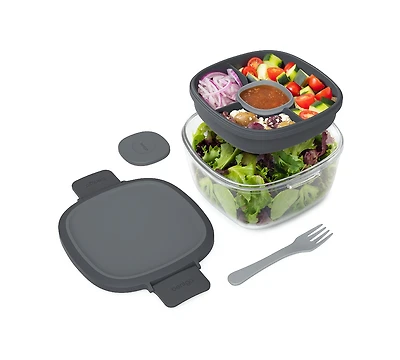 Bentgo Glass Leak-Proof Salad Container