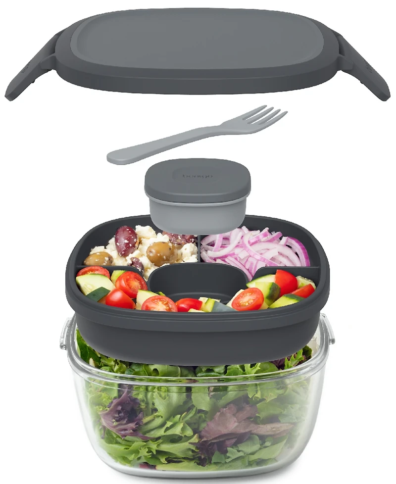 Bentgo Glass Leak-Proof Salad Container