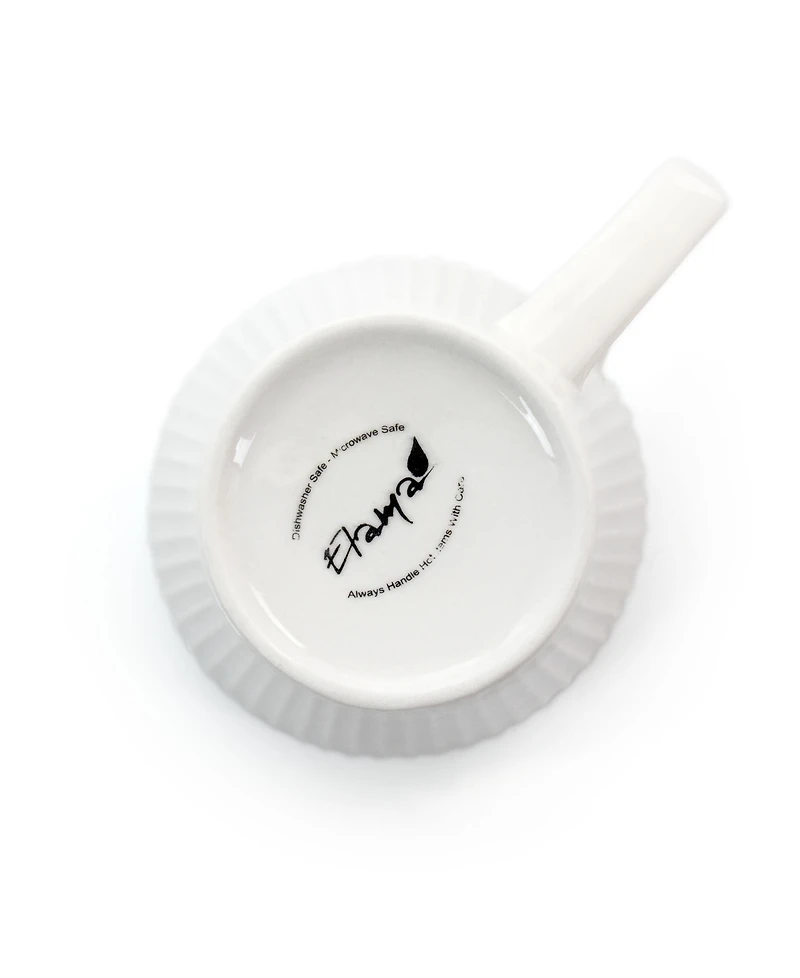 Elama Madeline Mugs, Set of 12