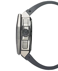 Bulova Men's Precisionist X Black Epdm Rubber Strap Watch 44.5mm