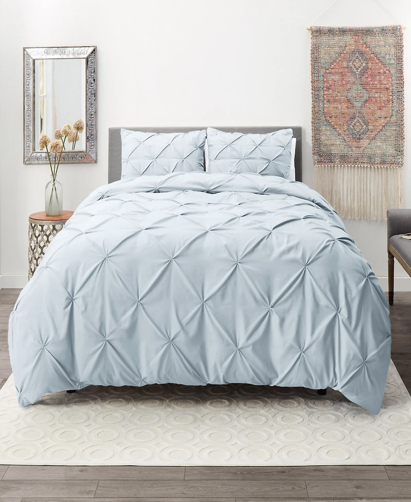 Nestl Pinch Pleat 2-Pc. Duvet Cover Set, Twin