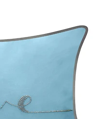 Edie@Home Celebrations Beaded Love Lumbar Decorative Pillow, 12" x 18"