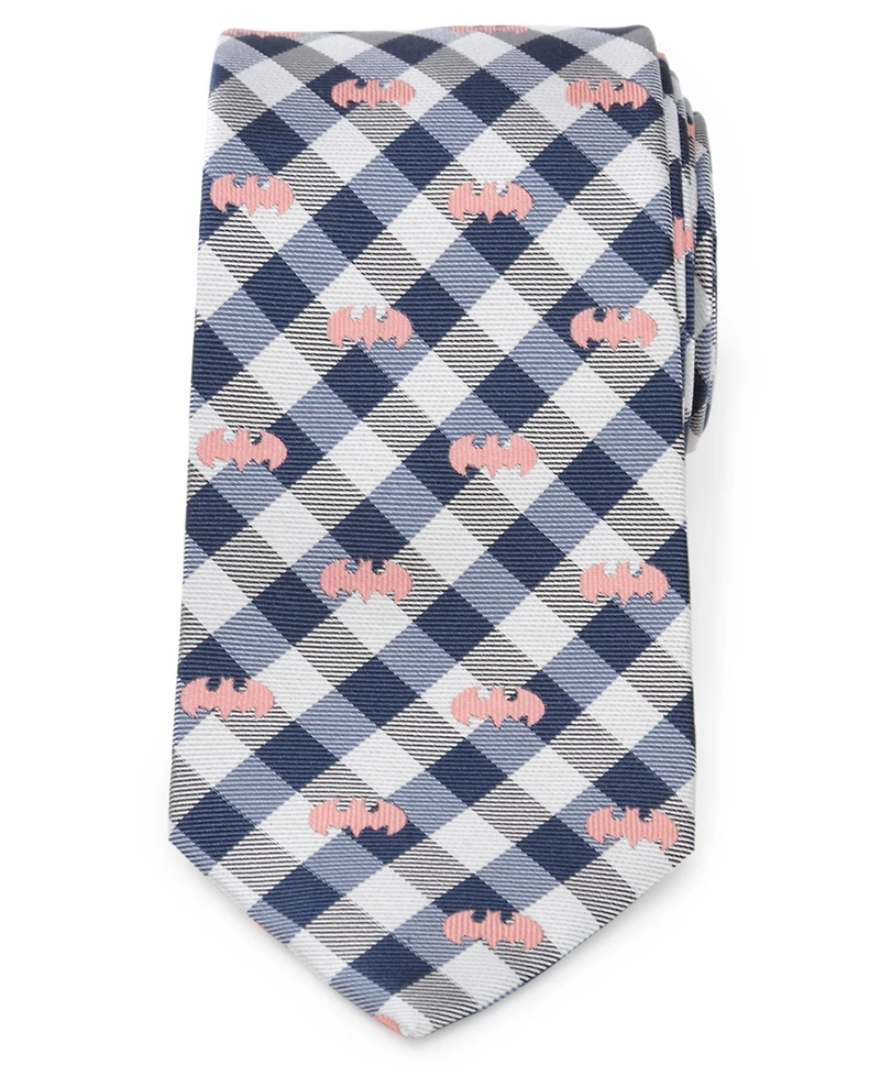 Dc Comics Men's Batman Plaid Tie
