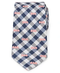 Dc Comics Men's Batman Plaid Tie