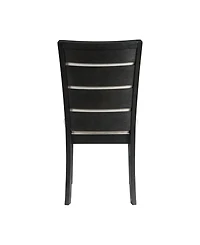 Picket House Furnishings Jasper Dining Slat Back Side 2 Piece Chair Set