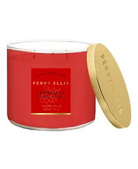 Perry Ellis Cranberry and Vanilla Chai Candle, 14.5 oz