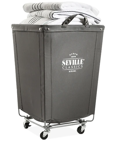 Seville Classics Heavy-Duty Rolling Laundry Hamper