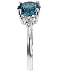 Amethyst (1-5/8 ct. t.w.) & Diamond (1/20 Ring 14k Gold (Also London Blue Topaz Rhodolite Garnet)