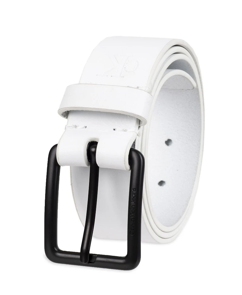 Calvin Klein Men's Genuine Leather Casual Bridle Belt