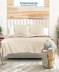 Nestl Premier 1800 Series Deep Pocket Bed 4 Piece Sheet Set, Rv Queen