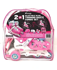 Chicago Adjustable Inline Training Skate 8pc Combo Set - Size M (1-4)