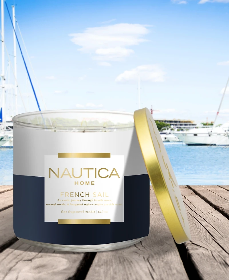 Nautica French Sail Candle, 14.5 oz
