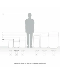 Ninestars Rectangular Motion Sensor Trash Can 3.2 Gallon Stainless Steel