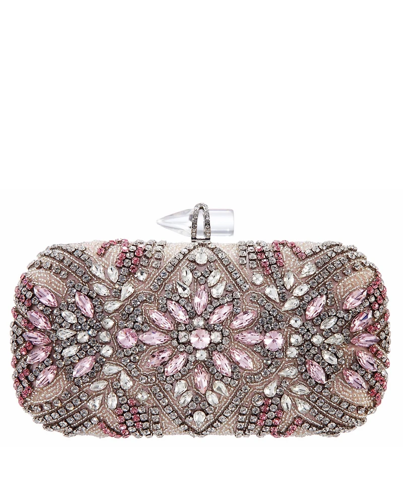 Women's Crystal Embellished Minaudiere