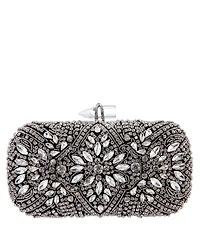 Women's Crystal Embellished Minaudiere