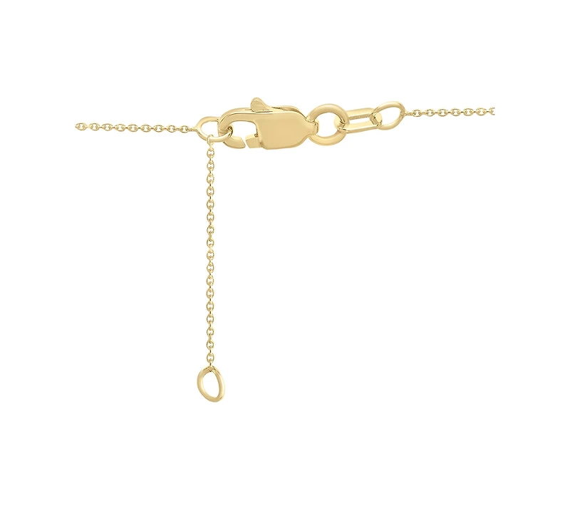 Wrapped Diamond Sun Pendant Necklace (1/10 ct. t.w.) 14k Gold Created for Macy's (Also available Black Diamond)