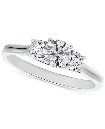 Portfolio by De Beers Forevermark Diamond Three Stone Engagement Ring (3/4 ct. t.w.) 14k White or Yellow Gold
