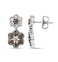 Le Vian Chocolate Diamond & Vanilla (7/8 ct. t.w.) Drop Earrings 14k Rose, Yellow or White Gold