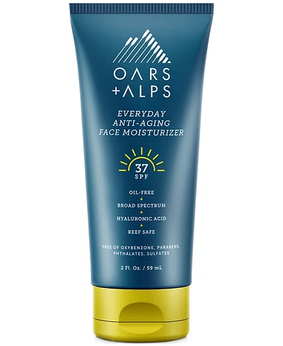 Oars + Alps Everyday Anti-Aging Face Moisturizer Spf 37, 2-oz.