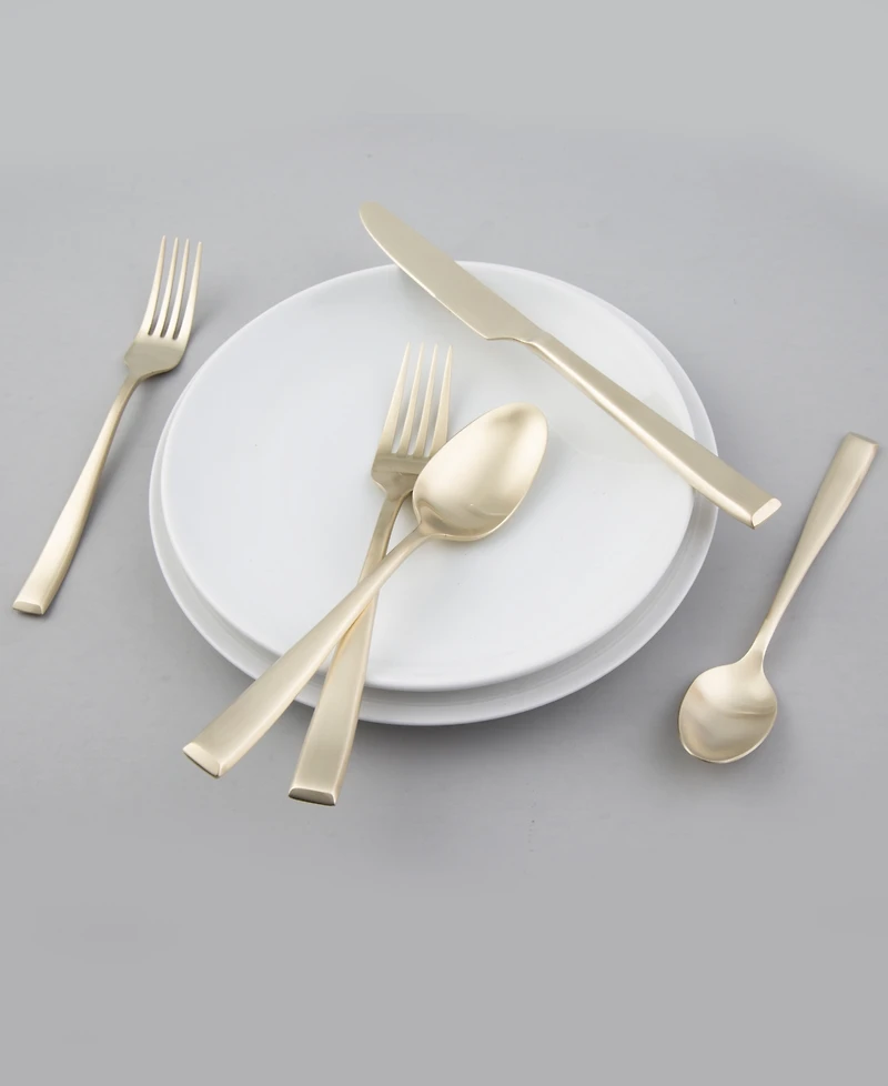 Cambridge Silversmiths Samira Satin 20-Piece Flatware Set, Service for 4