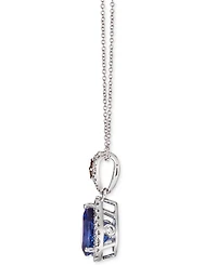Le Vian Blueberry Tanzanite (2 ct. t.w.) & Diamond (3/8 ct. t.w.) 18" Pendant Necklace in 14k White Gold